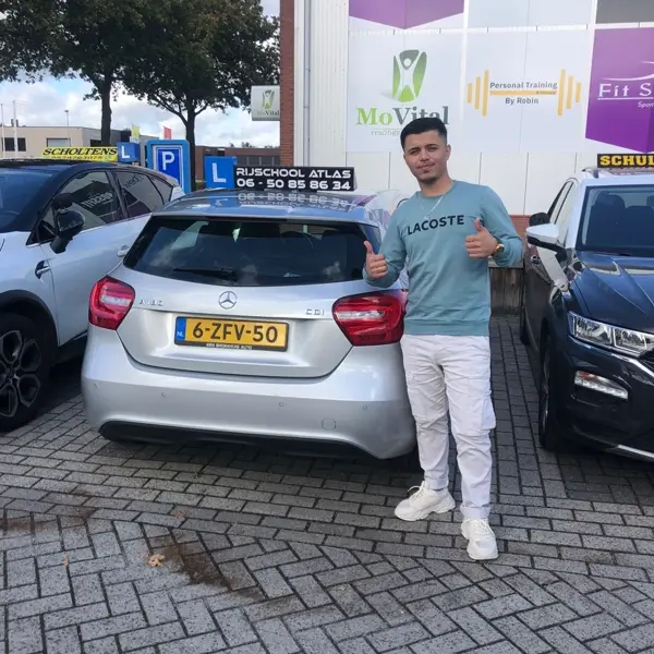 Geslaagde leerling 6 bij Rijschool Atlas